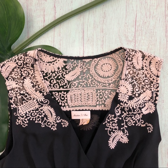 Anthropologie Meadow Rue Tulip Faux Wrap Dress - Picture 3 of 7